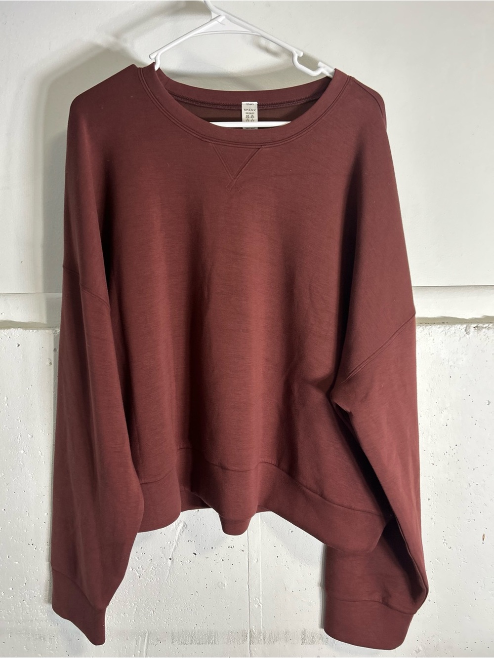 Spanx Oversized Women's Crewneck Sweatshirt - Super Soft